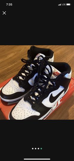 Dunk High 'Black White'