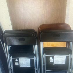 Folding Chairs And Table