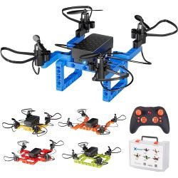 Brand New Mini Drone for Kids and Beginners, Creative 5-IN-1 DIY Drone Building