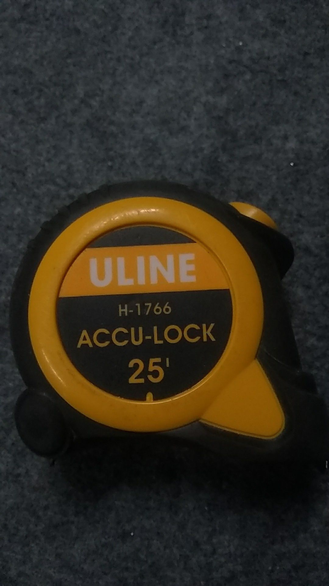 Uline accu-lock 25ft tape measure
