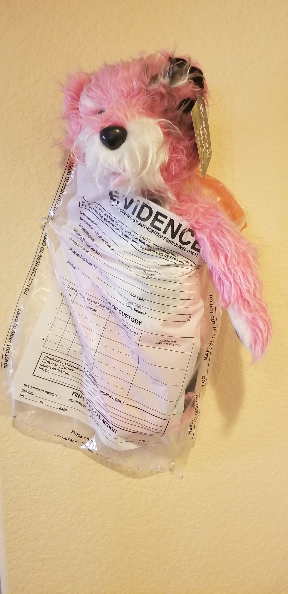 Breaking Bad Plush Pink Teddy Bear by Mezco Toys