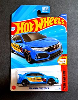 Hot Wheels 2018 Honda Civic Type R-2015 New!