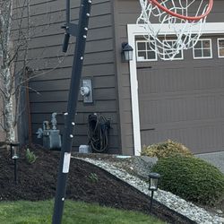 Free Hoop! Rim is bent but can be replaced!