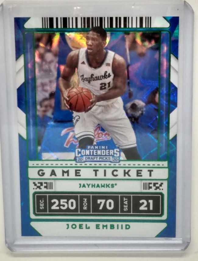 Joel Embiid Panini Contenders Draft Picks Parallel