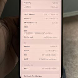 iPhone 14 Pro Max 128GB Spectrum Unlocked
