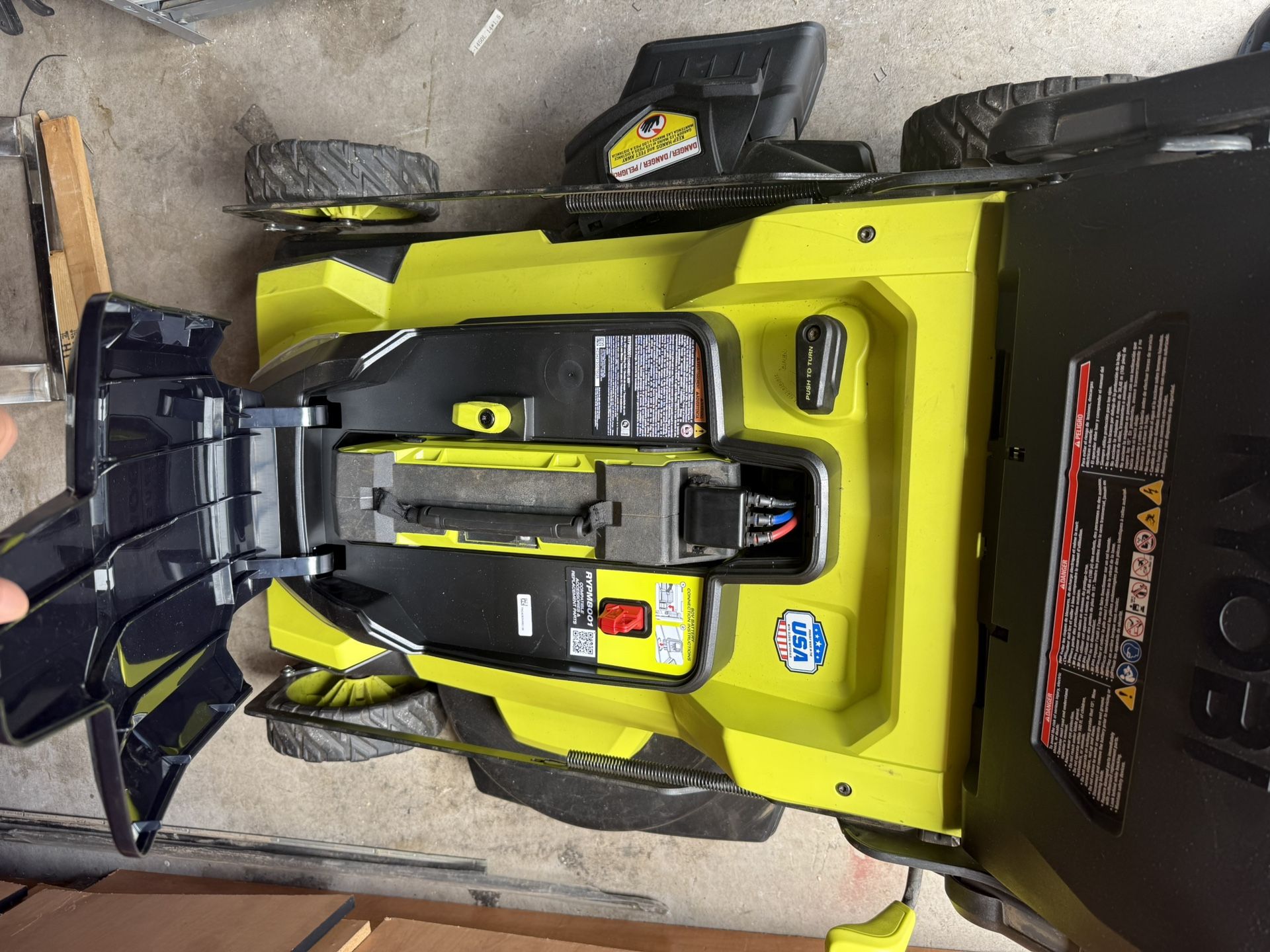 Ryobi 80V-HP 30” Double Blade Lawnmower Battery Included