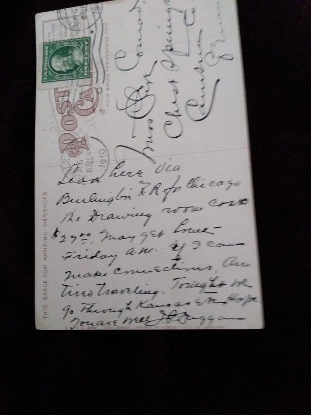 Very Old Post Card
