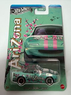 Hot Wheels AriZona Green Tea 1991 Mazda MX-5 Miata - Brand New
