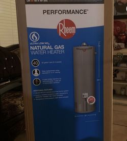 40 gallon gas water heater new new