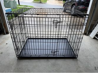XL Dog Crate - Durable Steel Wire 42” L x 28” W x 30” H