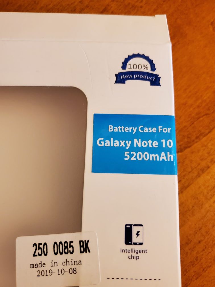 Battery case for GALAXY NOTE 10