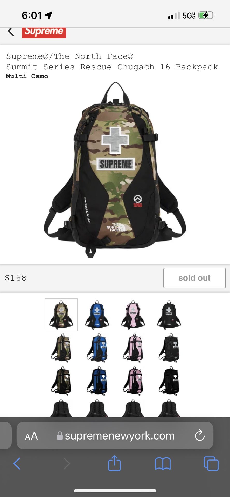 Supreme The North Face Backpack