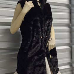 Michael Kors Faux Fur Coat Vest 