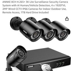 FIRE SALE 4 HD CCTV Security Cameras WITH INSTALLATION