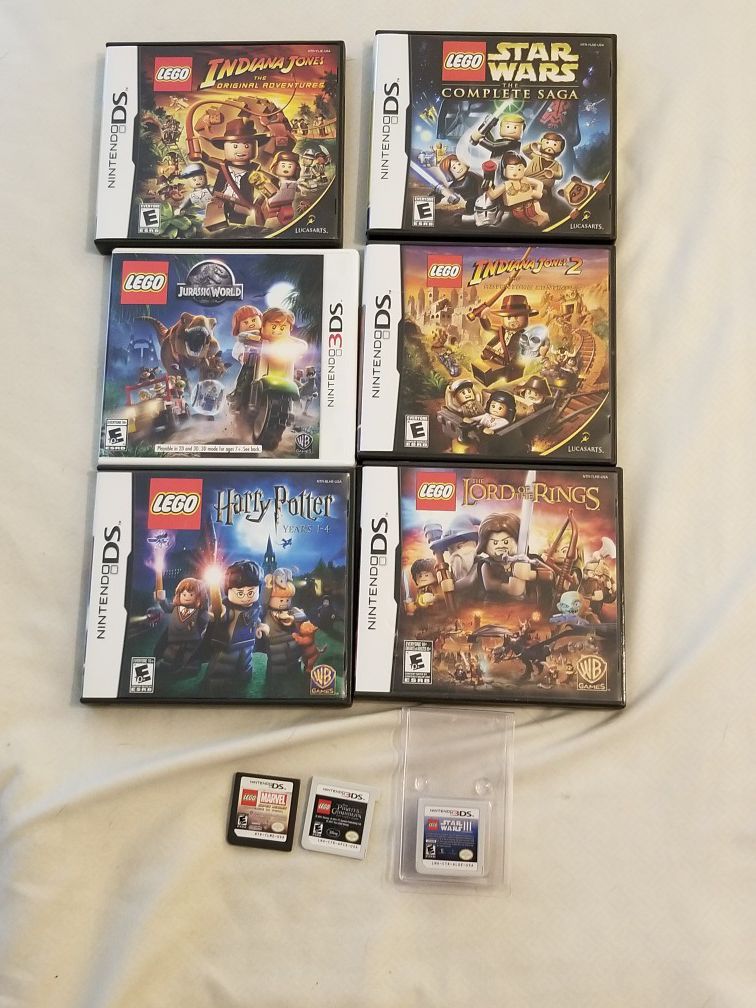 Nintendo LEGO DS and 3DS Game Lot OBO
