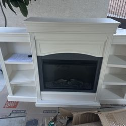 Altra Flame  Electric Fireplace Insert and Tv stand