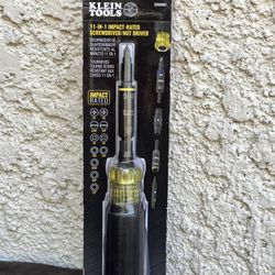 Klein Tools 11 in 1 Impact-Rated Screwdriver/ Nut Driver