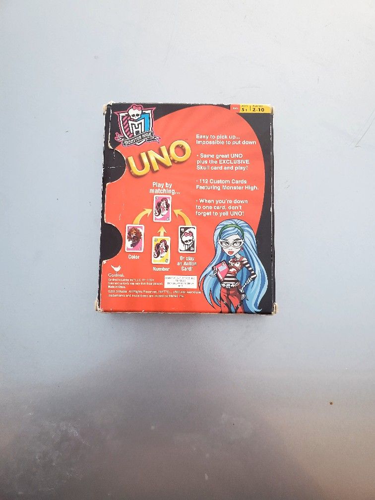 Monster High Uno Edition