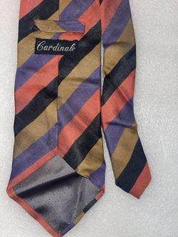 3 Neckties Bundle - Cardinale, Enrico Venturi & Black Knit Tie