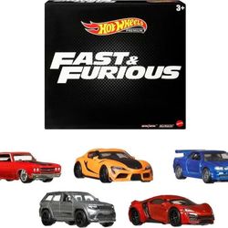 Hot Wheels Fast Anf Furios Box Premium Set