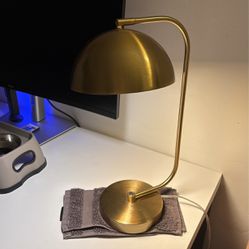 Gold Touch Turn On Office Lamp 