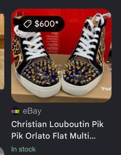 Christian Louboutin Pik Pik Orlato Flat Sneakers