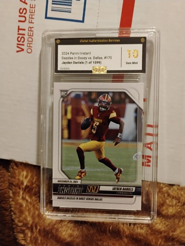 2024 PANINI INSTANT JAYDEN DANIELS GEM MINT 10  (1 of 1599)