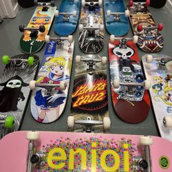 Pro And Blank Skateboards 