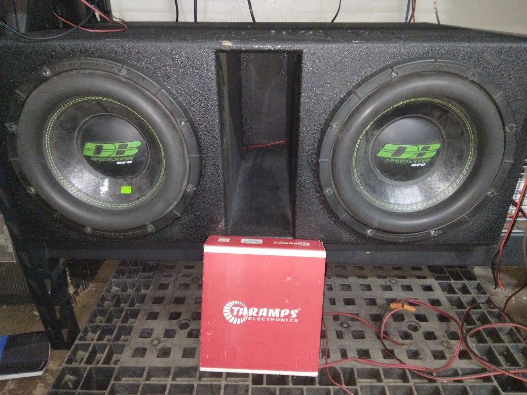 Deaf Bonce APOCALYPSE 12" Subwoofer & Taramos 3,000 Watt Amplifier 