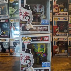 FUNKO POP BUNDLE: Terrifier: Art the Clown #1948 Chase and Common Bundle