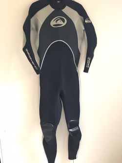 Quiksilver Wetsuit 3/2 Fullbody Size Large 170-190 Lbs