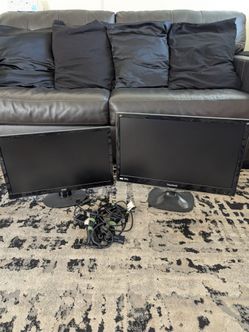 Viewsonic 24 in 1080p 60hz / Acer 22 in 1080p 60hz monitors