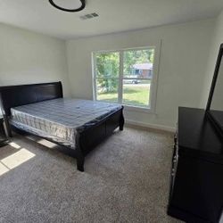 QUEEN BEDROOM SET (Available in White, Black & Cherry) $825