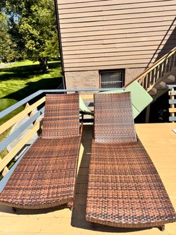 Chaise Lounge Chairs Set of 2