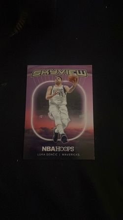 Luka Dončić NBA Hoops Skyview Trading Card