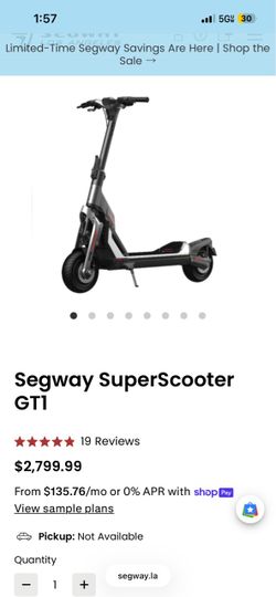 Segway-Ninebot GT1 Electric Scooter