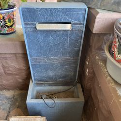 Cascading Indoor or Outdoor Fountain with LED Light $200 Or Best Offer