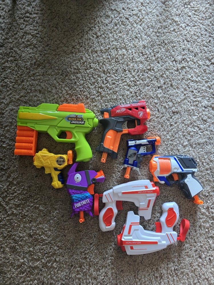 8 Smaller Nerf Guns