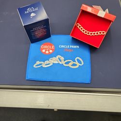 14K Yellow Gold  Cable Bracelet 