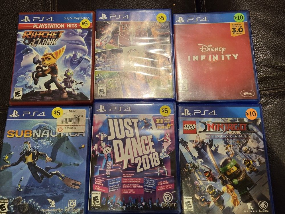 Pre Owned PS4 games