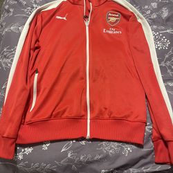 Medium Red Soccer Jacket Fly Emirates 