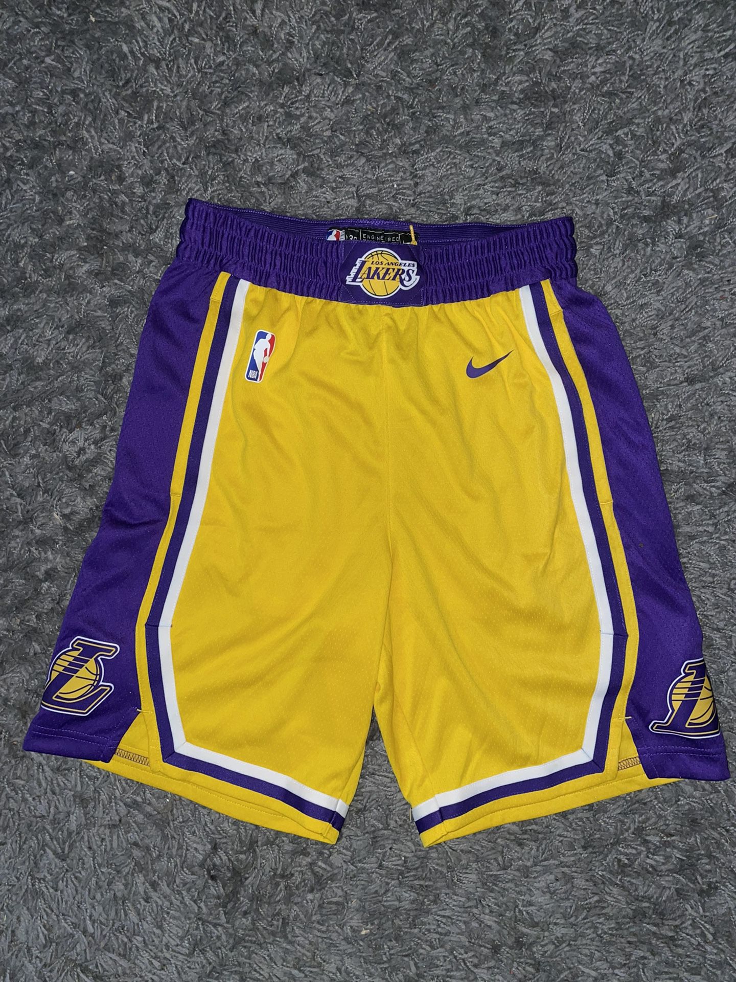 Nike Los Angeles Lakers Lebron Kobe NBA Shorts Sz small