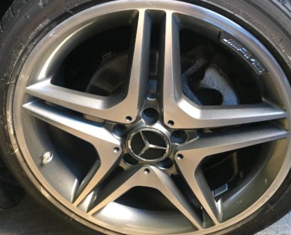 Mercedes Benz Wheels C250 C300 E300 E350 Si Rims Gla Rims AMG Rims Clk Cla Cls 