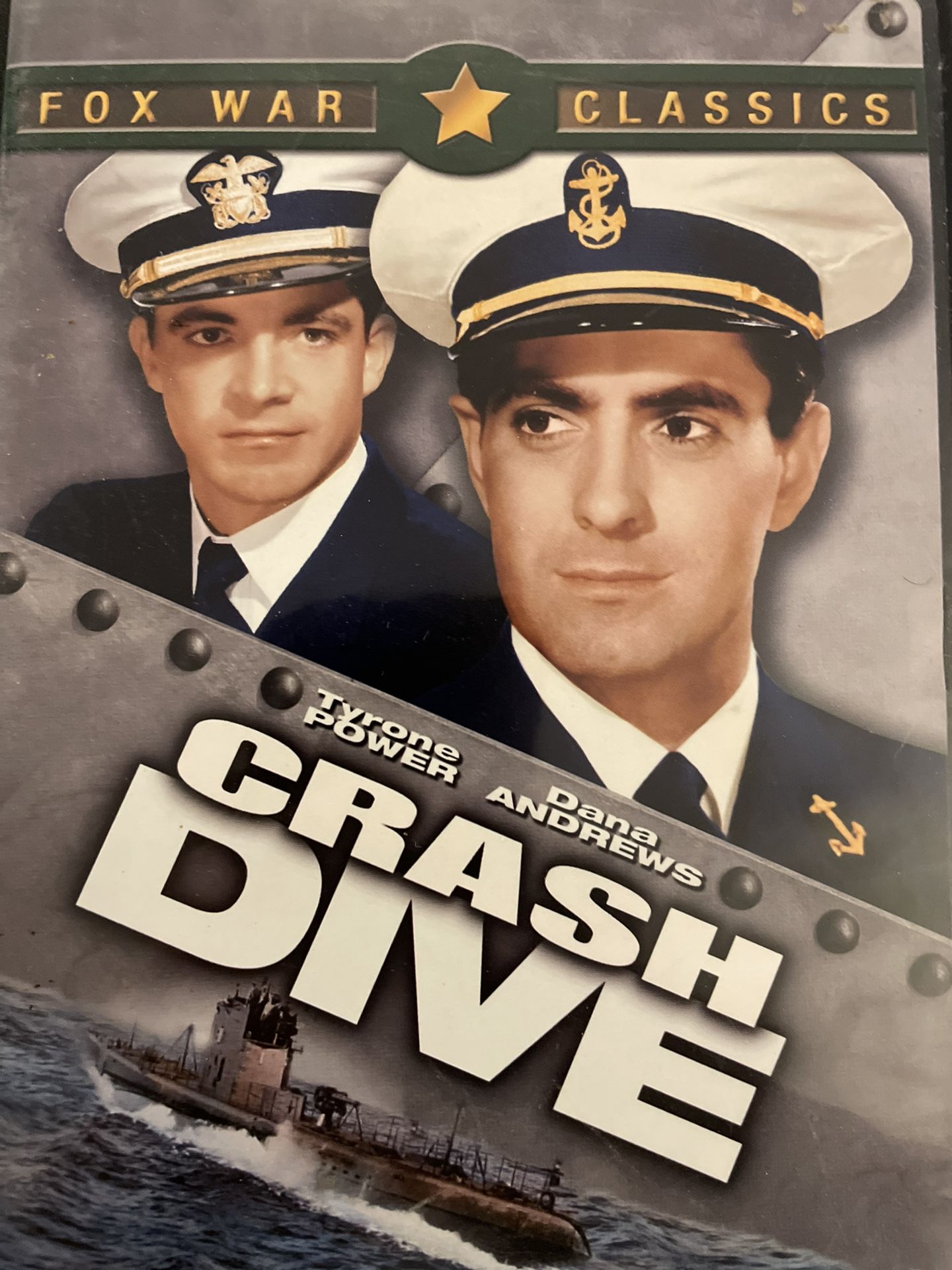 CRASH DIVE (DVD-1943) Tyrone Power + Dana Andrews!