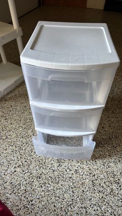 Sterilite 3-Drawer Plastic Storage Cart