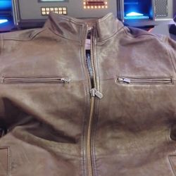 Tommy Bahama Leather Jacket XL
