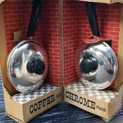 Vintage Salt And Pepper Shakers- Frying Pans In Box