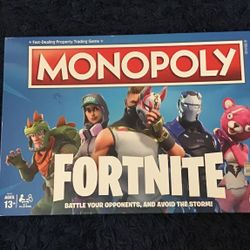 Rare Fortnite Monopoly Board game