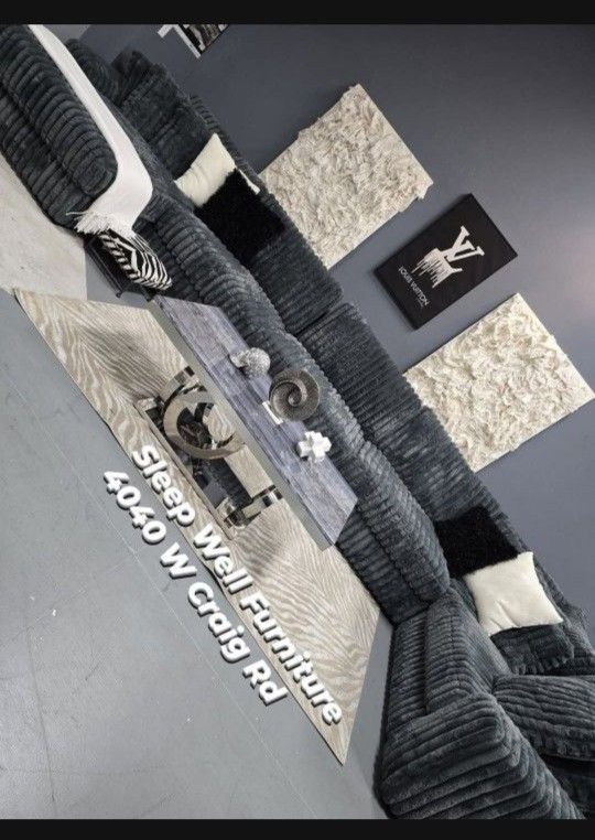 💥14-18ft Sectional Sofa ✨️ Furniture Queen Bedrooms, Dining Avail