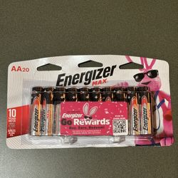 Energizer Max AA Batteries Double A 20pk Batteries